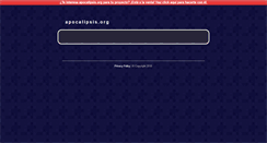 Desktop Screenshot of apocalipsis.org